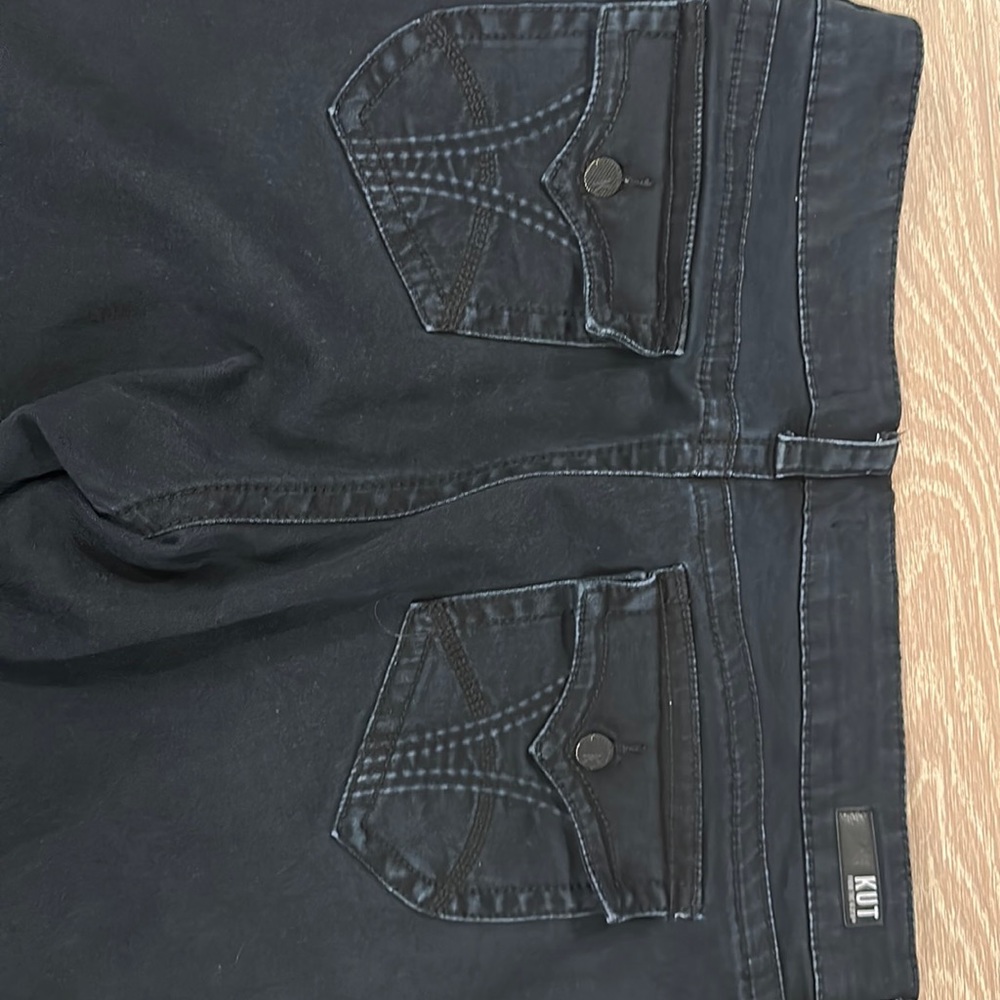 NWOT KUT Dark Wash From The Klothe Natalie High Rise Bootcut Jeans Sz 16 Long